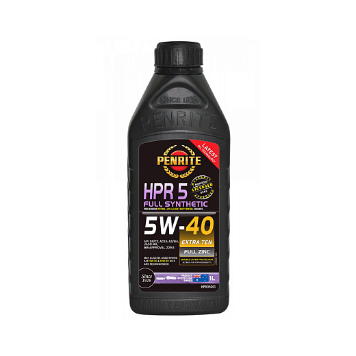 Моторное масло Penrite HPR 5W-40 1 литр